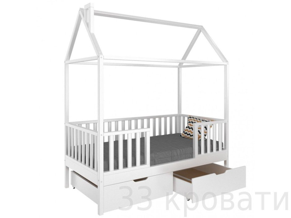 Кровать детская 160х80 домик