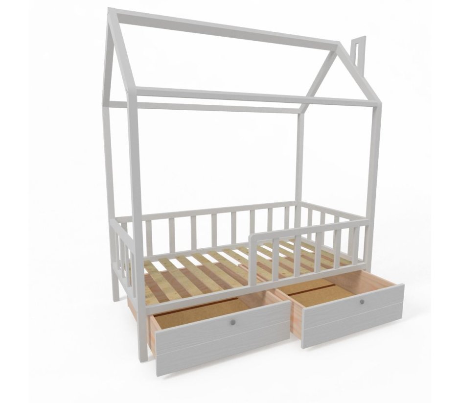 Одноярусная кровать Basic бук, 180х90