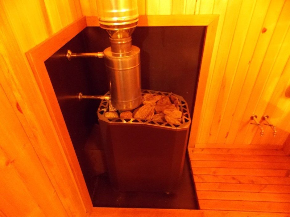 Печь в каркасной бане