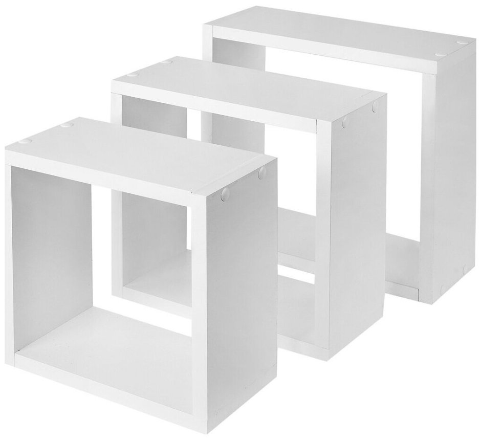 Набор мебельных полок «квадрат», 30x27x24 см, цвет дуб сонома, 3 шт.