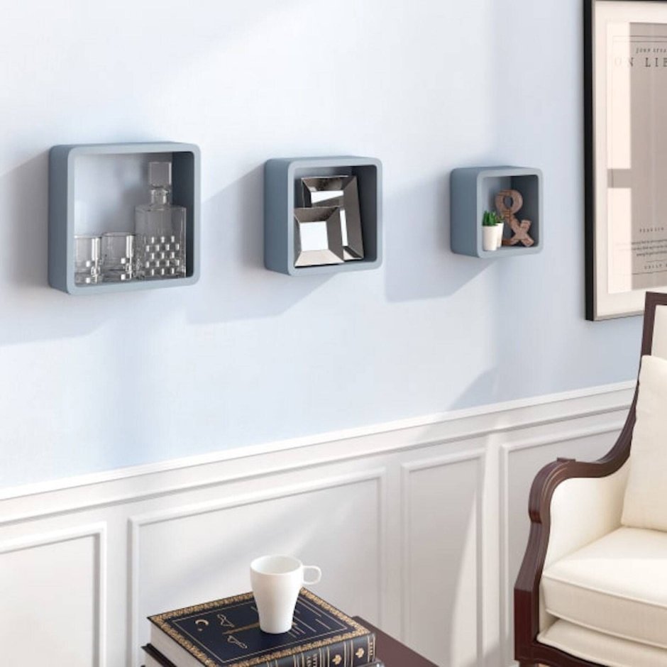 Полка кубическая, 20х10 см/24х10 см/28х10 см