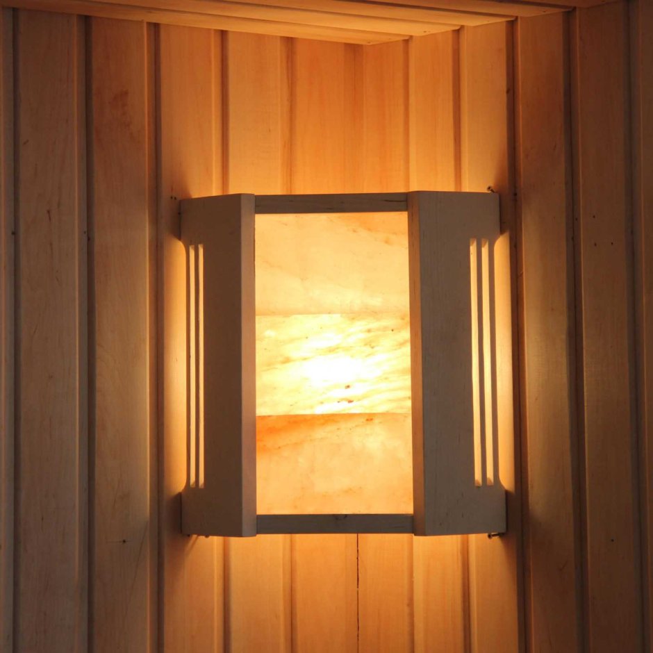 Абажур угловой с гималайской солью, 5 плиток 212f, банный эксперт