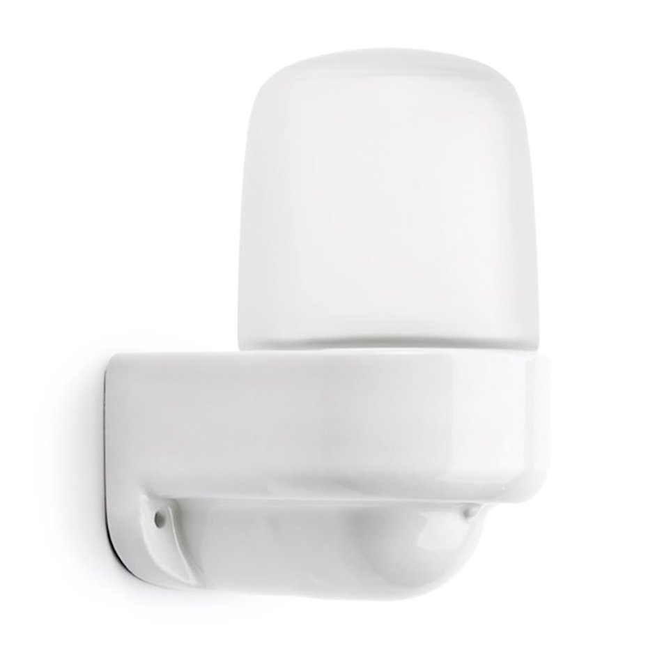 Светильник нпб400-2 для сауны настенный, угловой, ip54, 60 Вт, белый, TDM