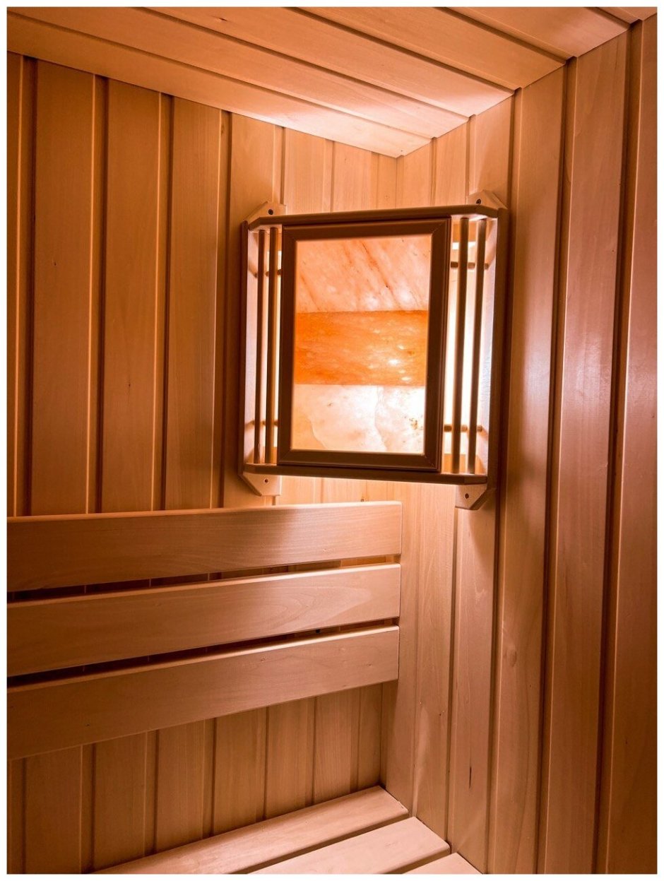 Абажур для бани 350х350 липа