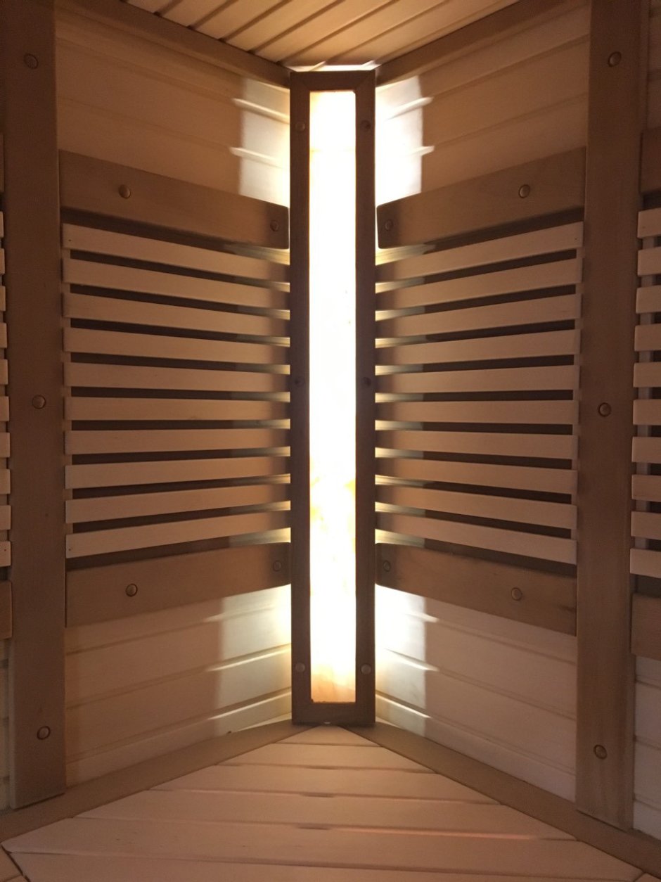 Светильник для бани угловой