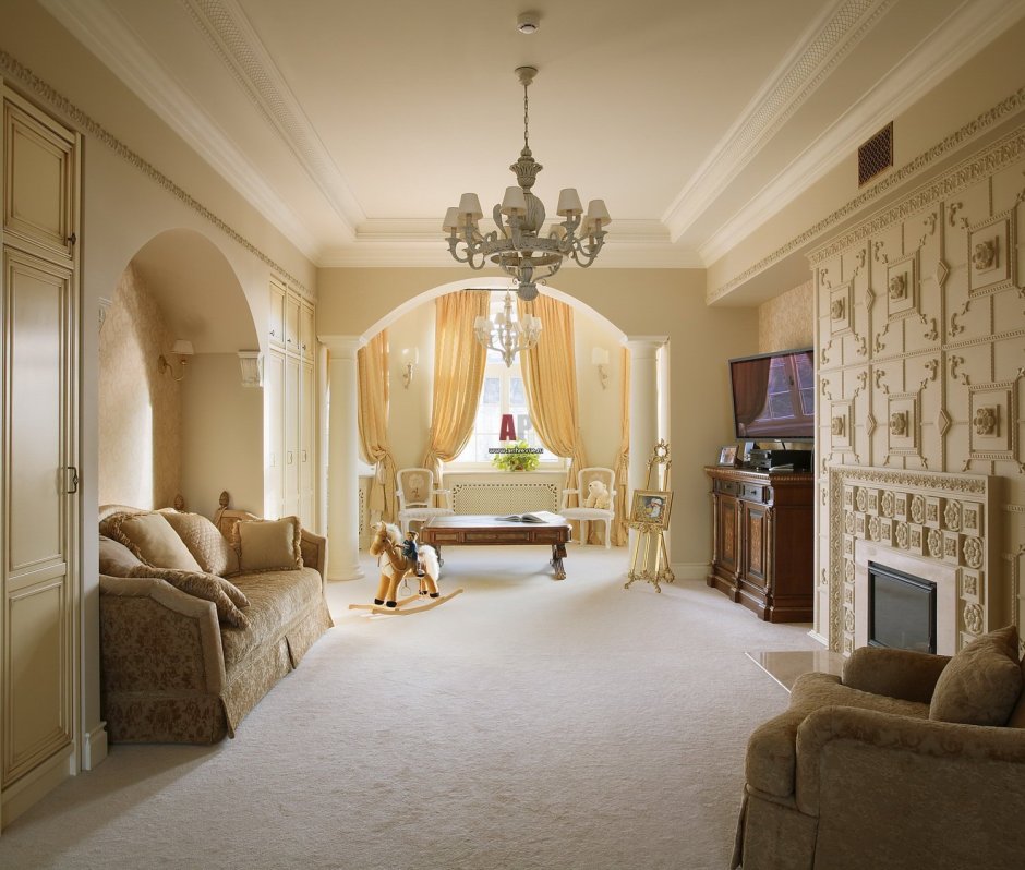 Дом в классическом стиле интерьер