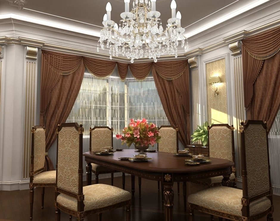 Дом в классическом стиле интерьер