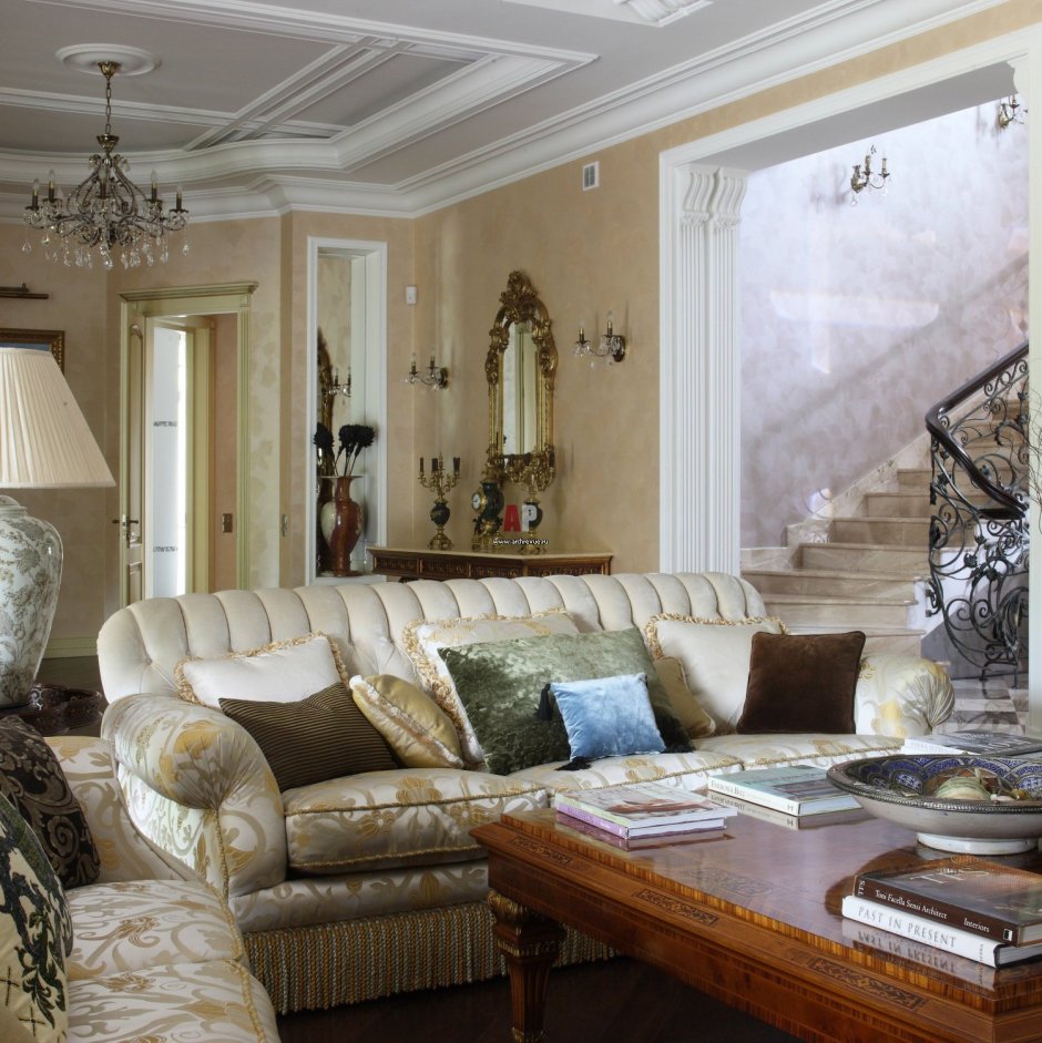 Гостиная в традиционном стиле