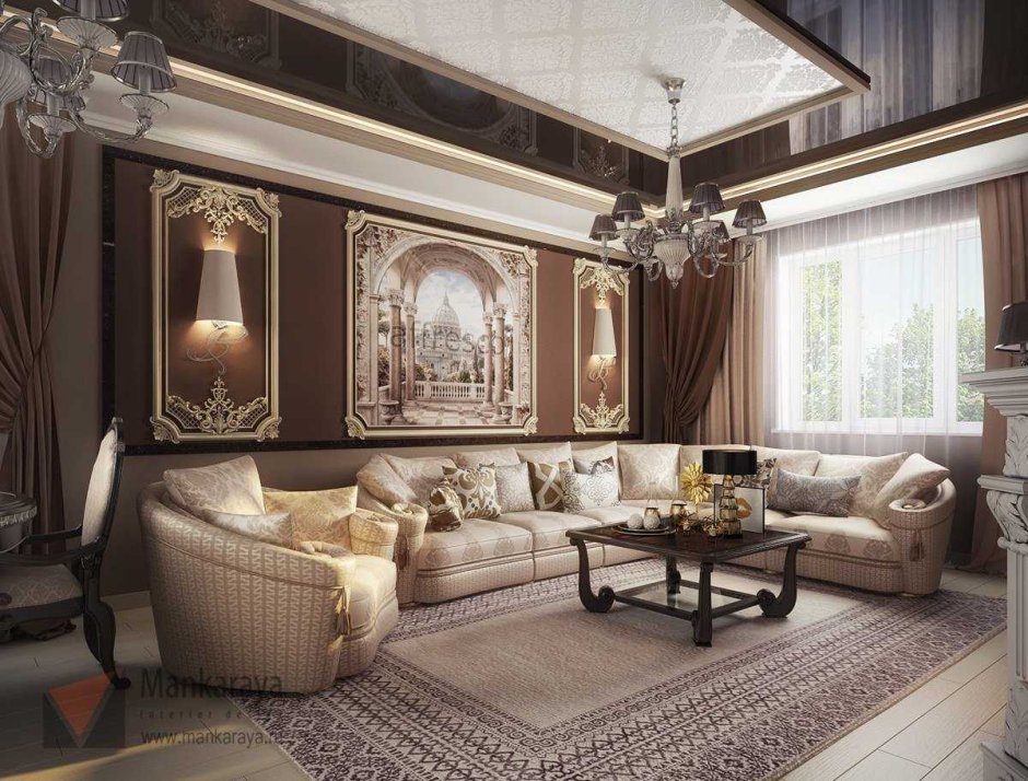 Гостиная в космическом стиле