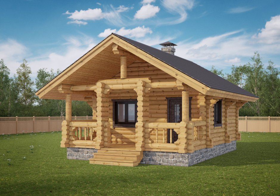 Баня из ОЦБ под ключ