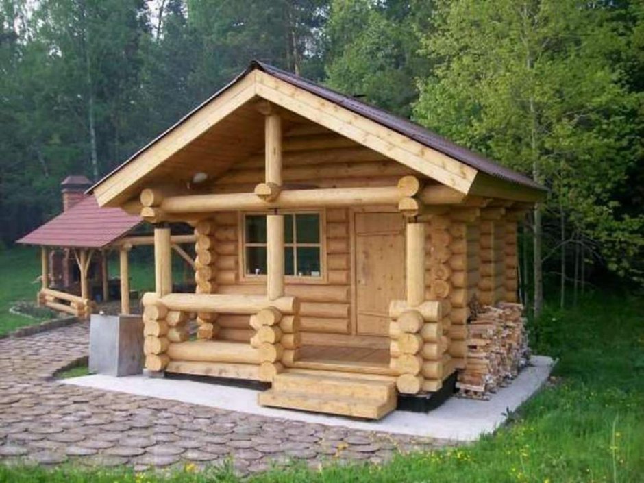 Небольшие Бревенчатые бани