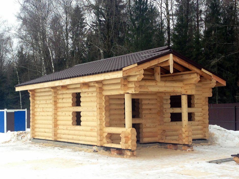 Баня из ОЦБ под ключ