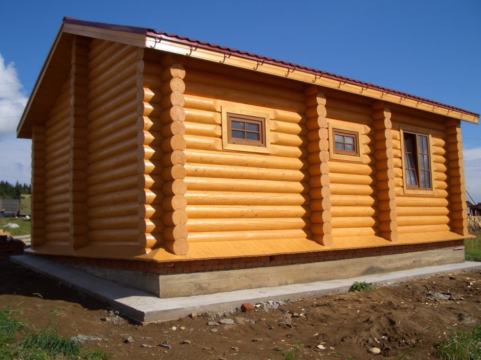 Баня из ОЦБ под ключ