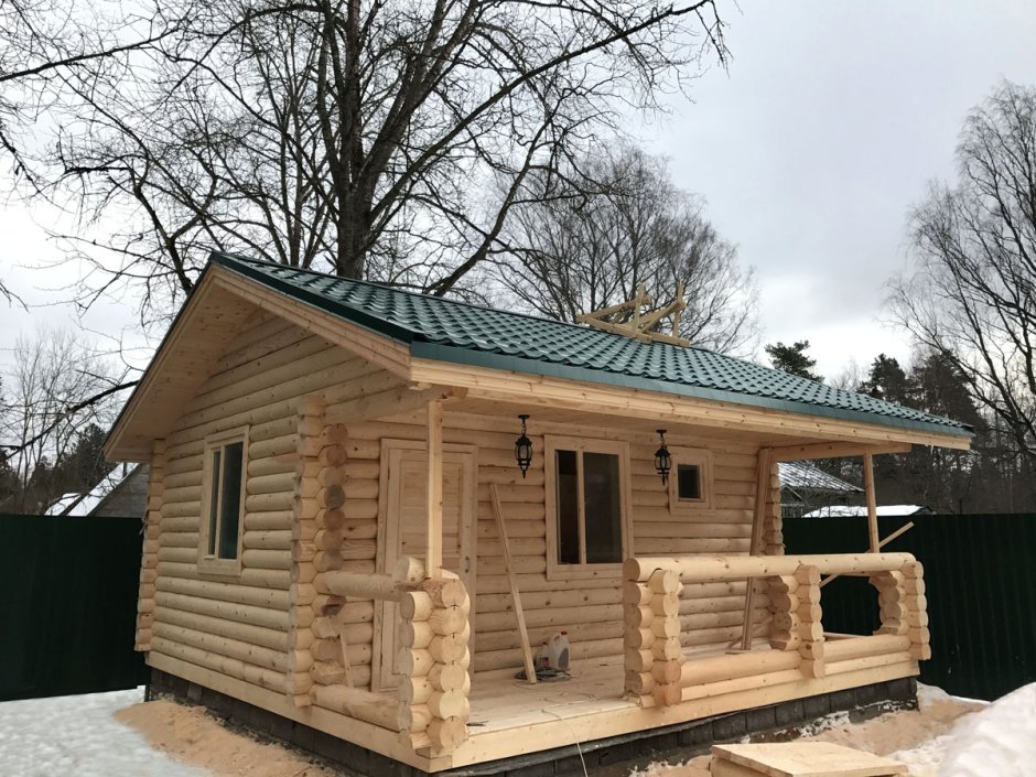 Баня из ОЦБ под ключ