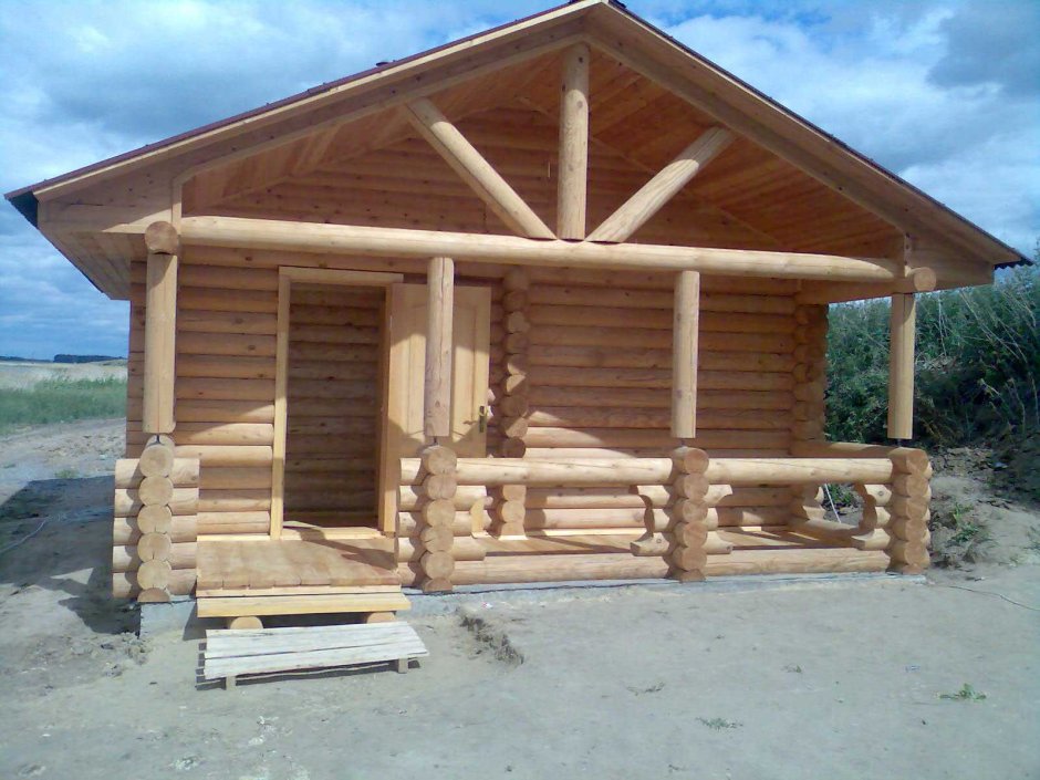 Баня из ОЦБ