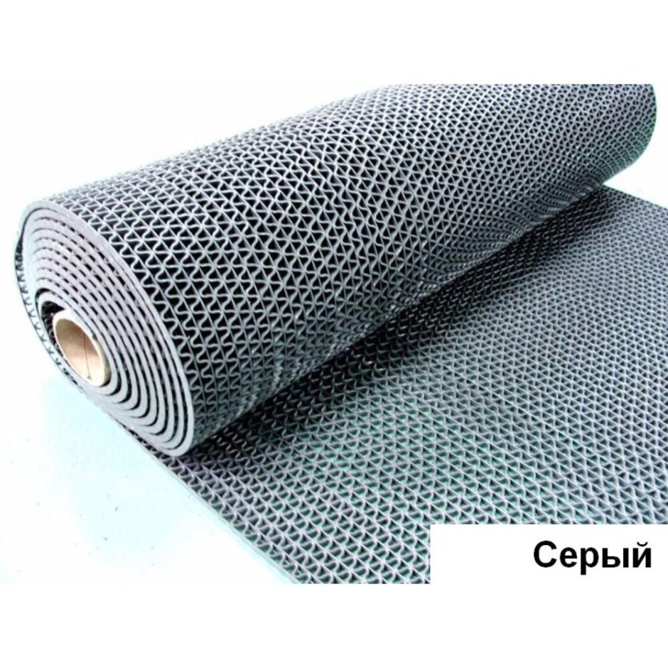 Рулонное ячеистое ПВХ покрытие зиг-заг, 0.90x15 м, 8.0 мм