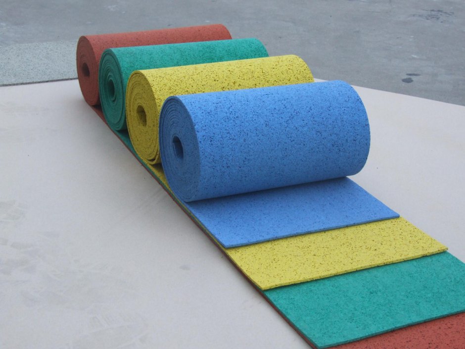 Рулонное резиновое покрытие ECOSTEP