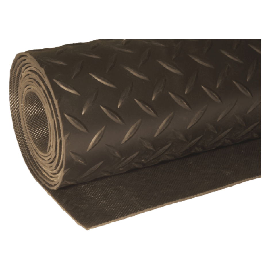 Дорожка резиновая 1.5х10 м "рифленка" (15м2)