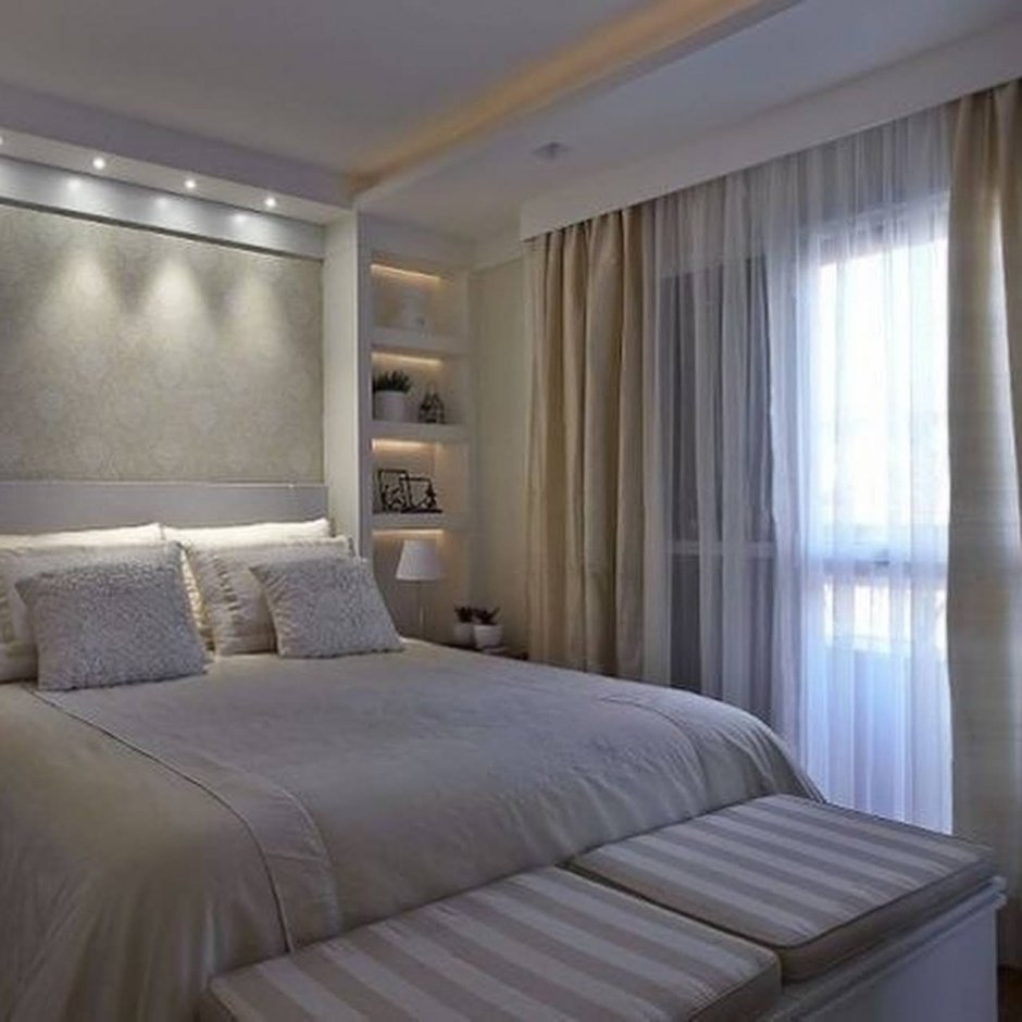 Спальня с нишами