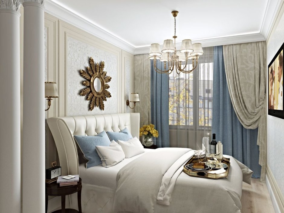 Нео Классик интерьер спальни