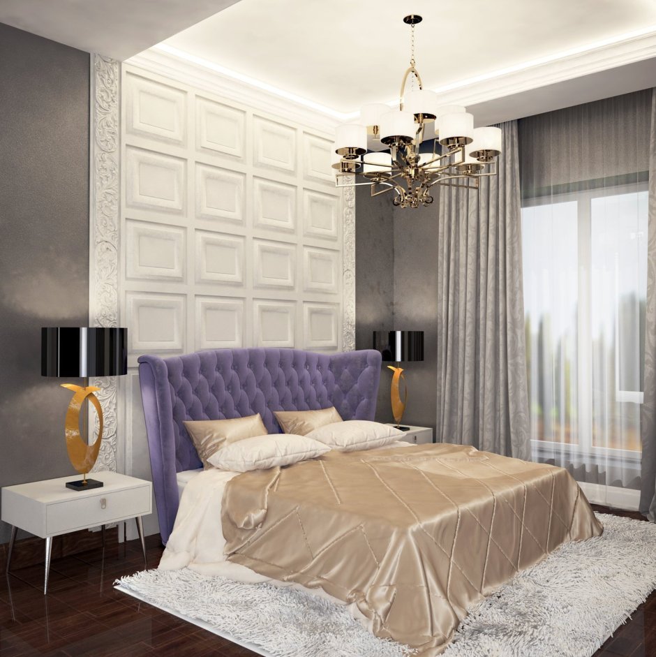 Спальня Неоклассика арт деко