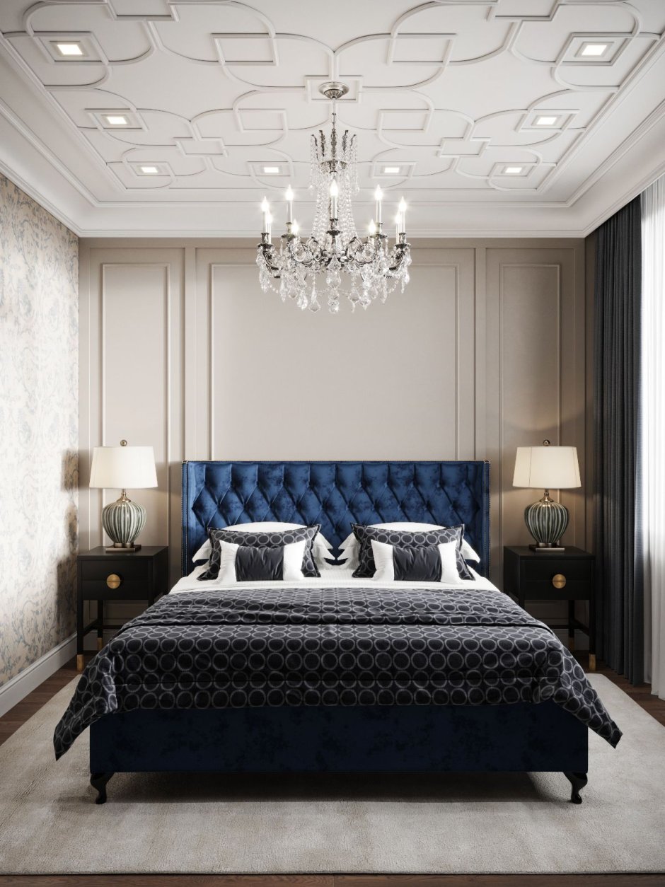 Спальня в стиле американская Неоклассика