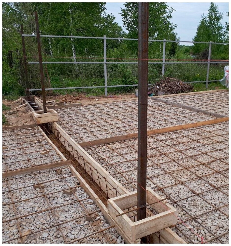 Фундамент для забора