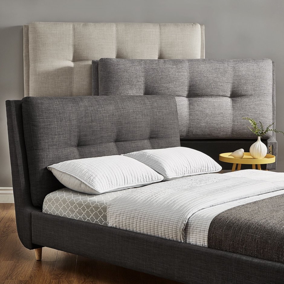 Изголовье кровати рогожка