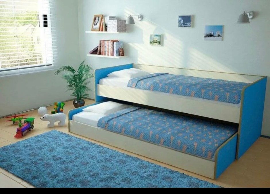 Кровать детская выдвижная