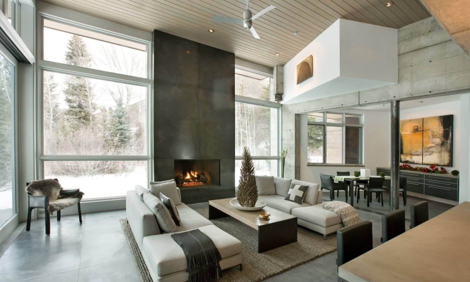 Современные интерьеры домов