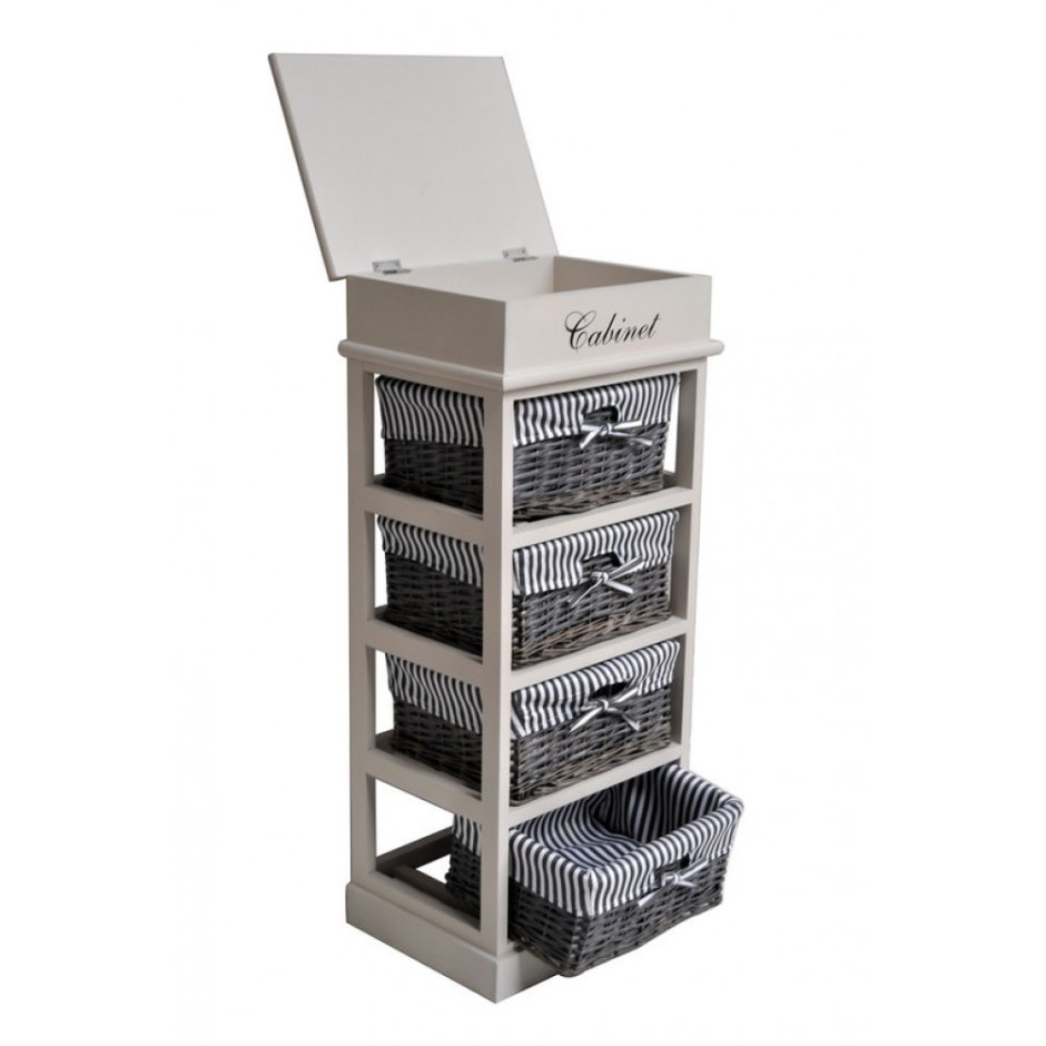 Тумба с 4 корзинами и ящиком Secret de Maison ouverture 4 ( Mod. 4349 )