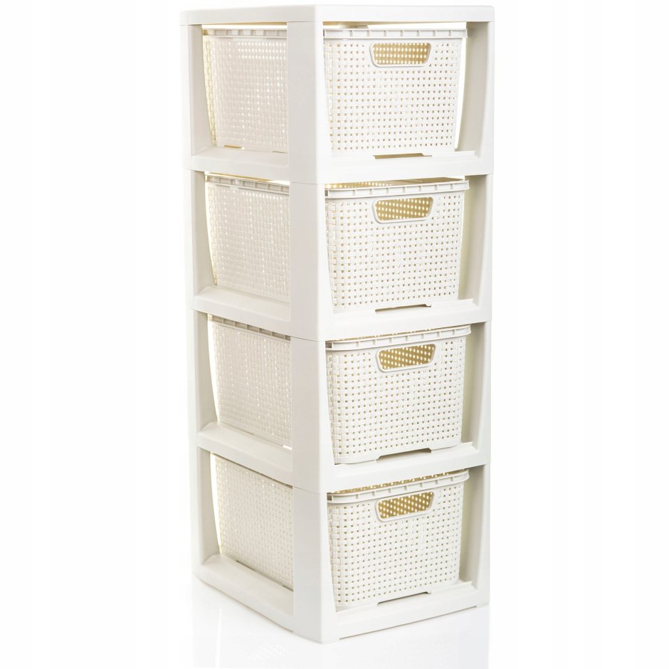 Шкаф с плетеными корзинами