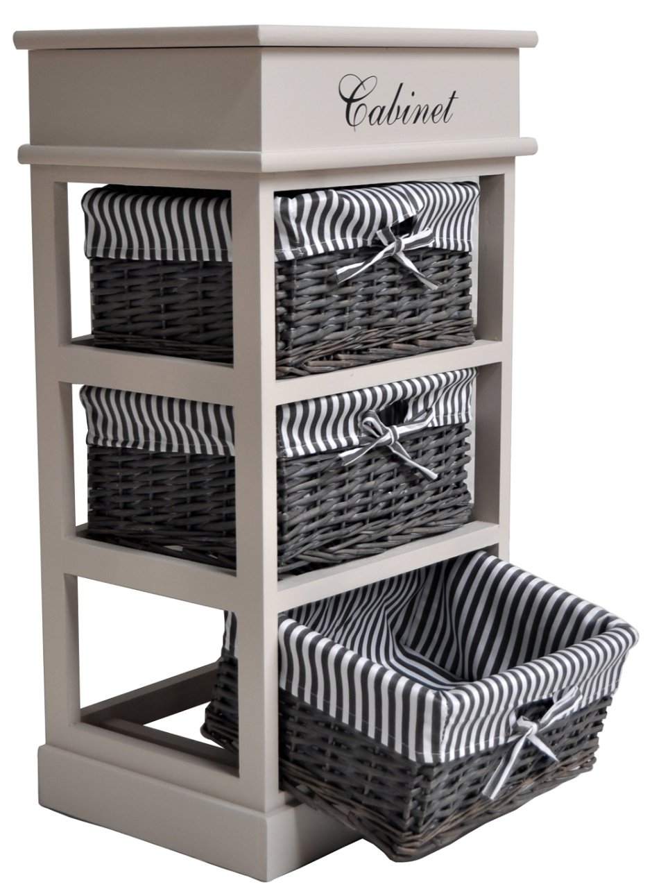 Тумба с 3 корзинами и ящиком Secret de Maison ouverture 3 Mod. 4336