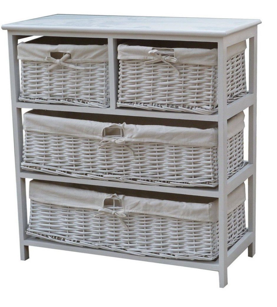 Шкаф плетеный Regal Polka Wicker Cabinet 80см