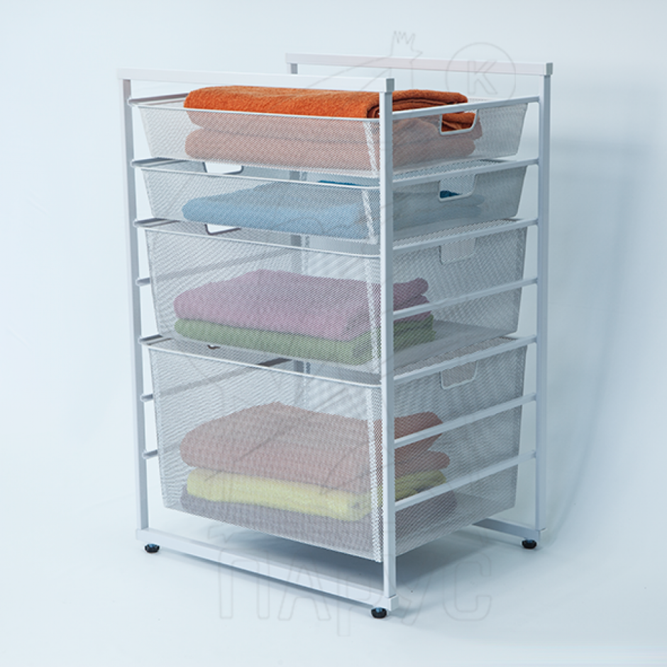 Стеллажная система (7 рельс), белая