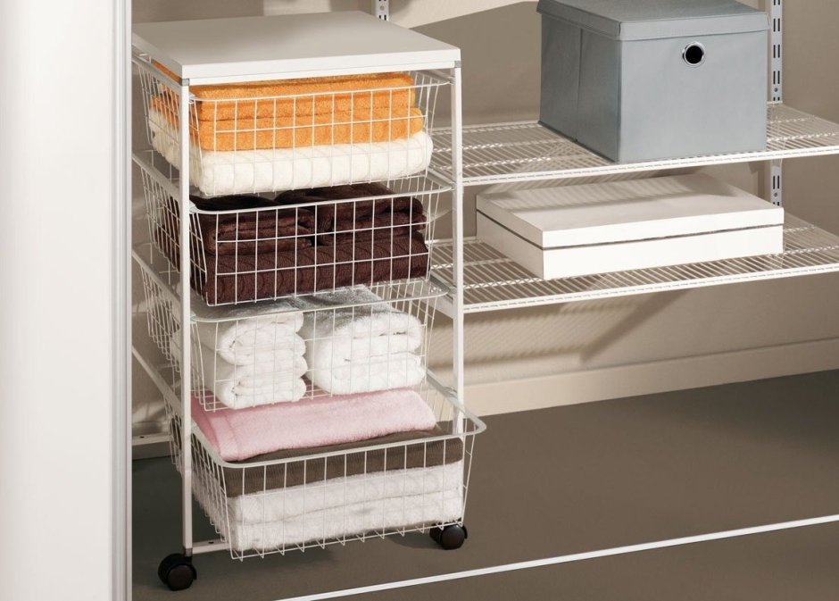 Стеллаж с выдвижными корзинами