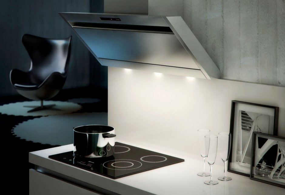 Вытяжка для кухни без отвода в вентиляцию с угольным фильтром 45