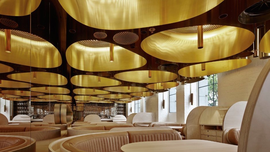 Необычный интерьер ресторана