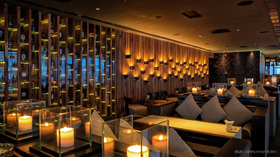 Освещение в ресторане