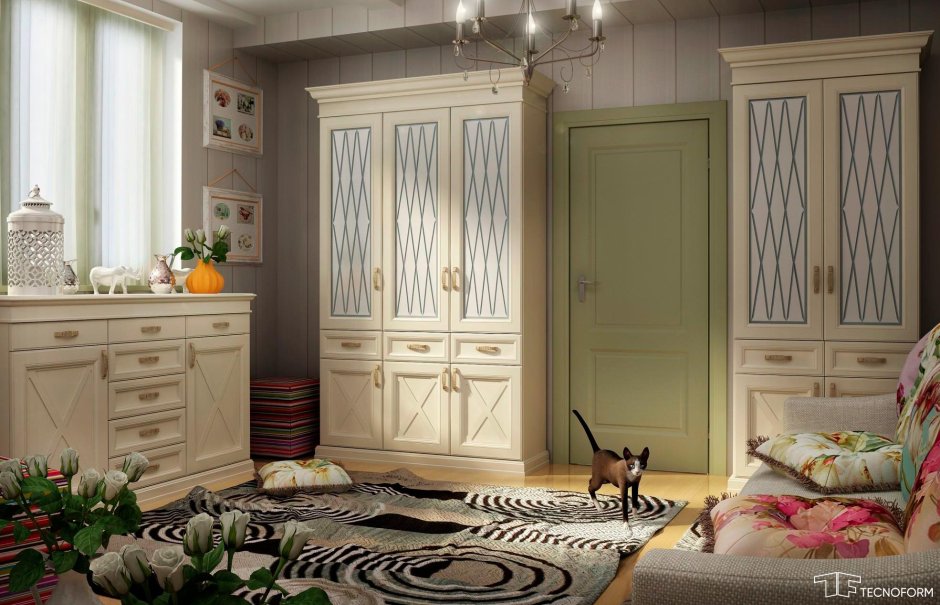 Шкаф в стиле Прованс