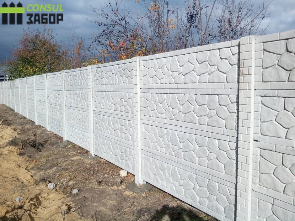 Еврозабор бетонный 2000 500