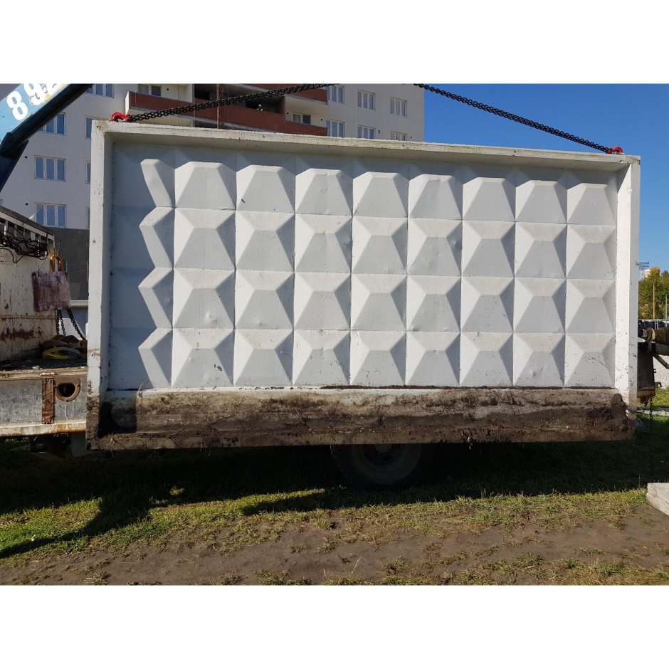 Забор бетонный самостоящий