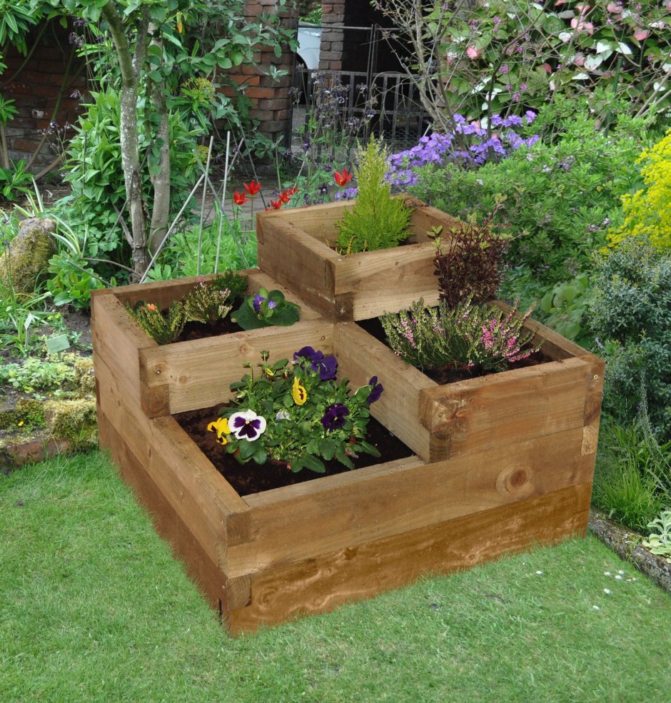 Многоярусные клумбы