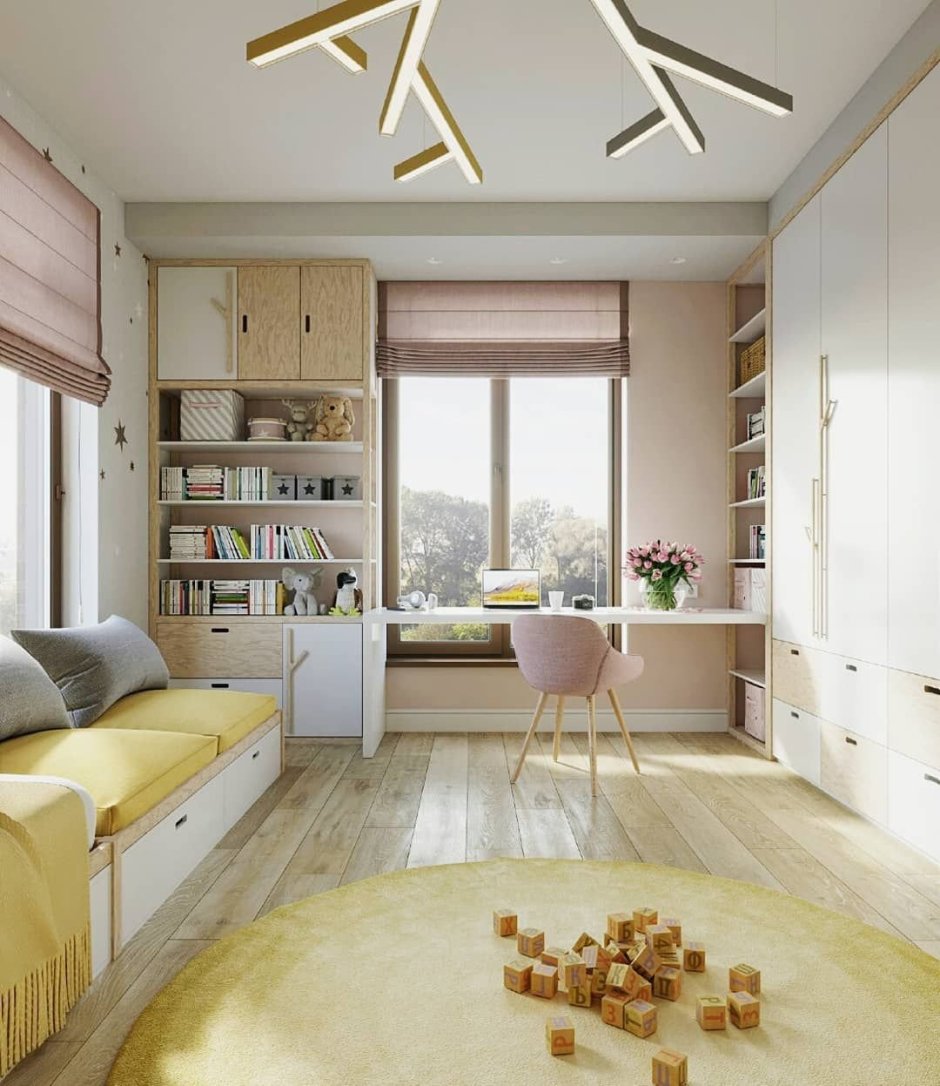 Детская комната с окном