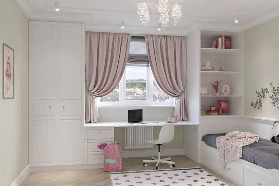 Детская комната для девочки подростка