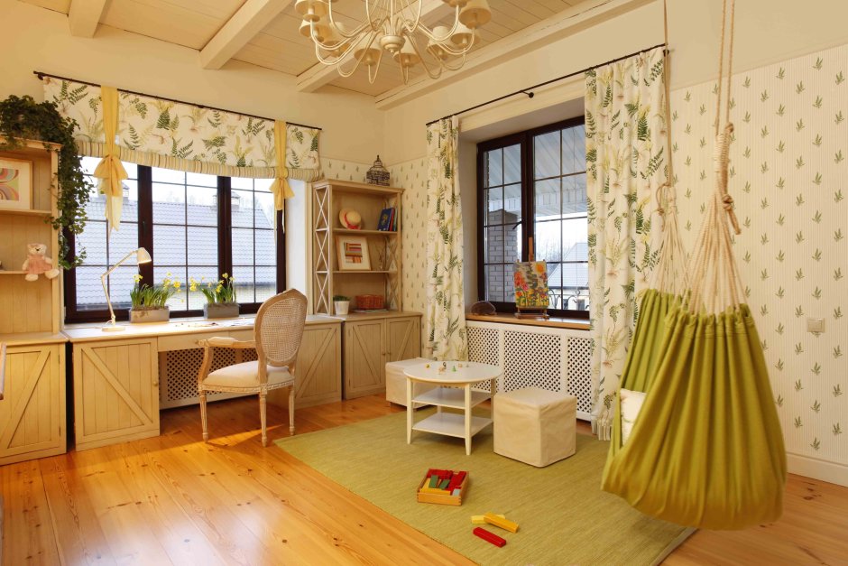 Шторы в детскую в стиле Прованс