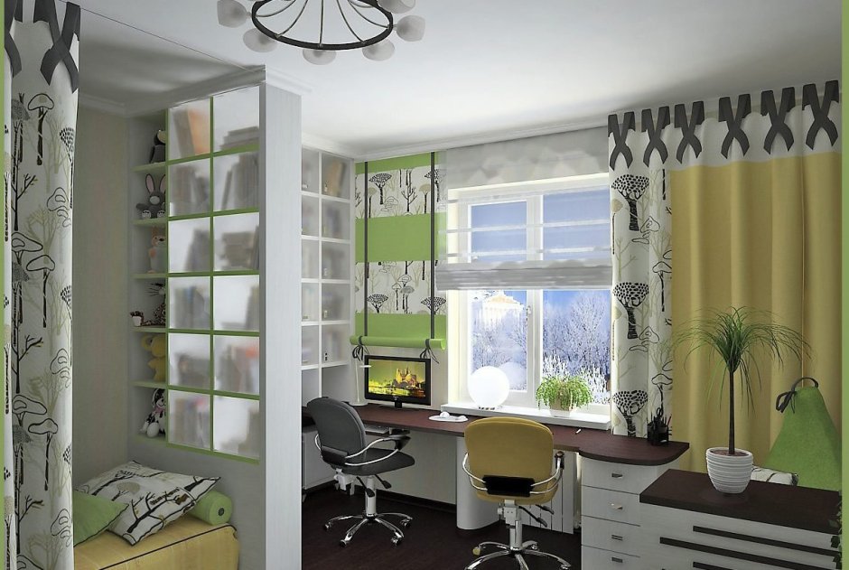 Комната для двух школьников