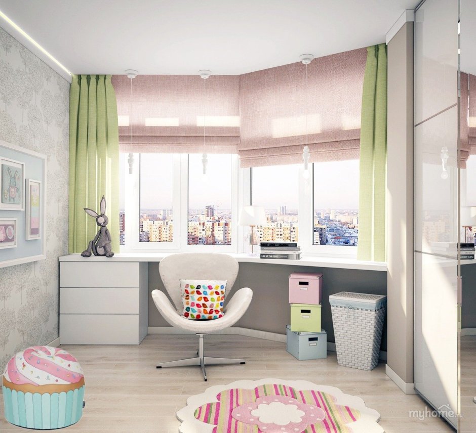 Детская с эркером