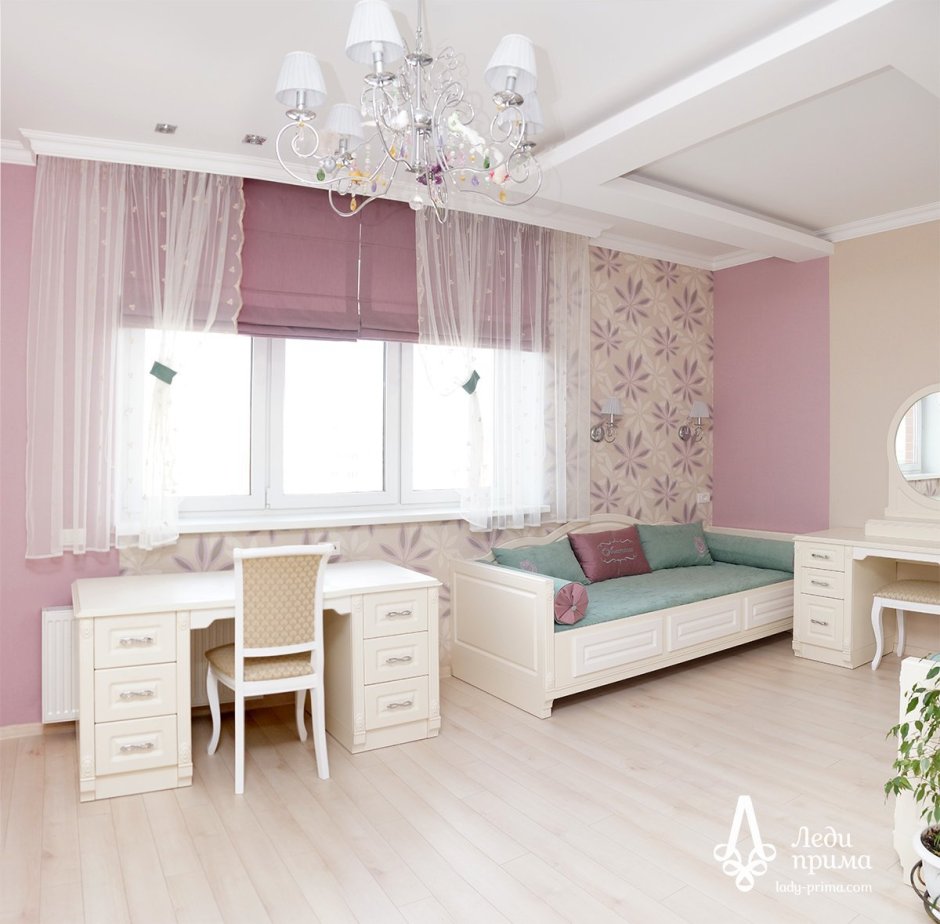 Занавески в подростковую комнату для девочки