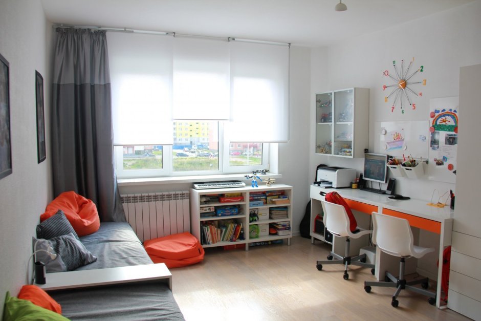 Детская икеа для двоих школьников